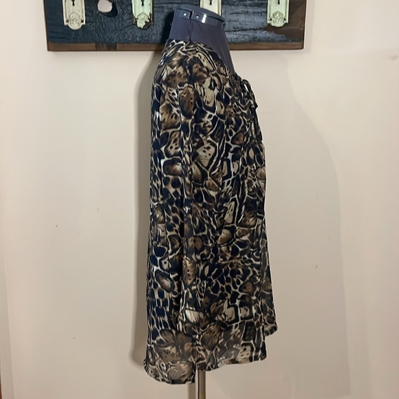 Victoria’s Secret Sheer Animal Print Swimsuit Coverup Blouse Size Small - Picture 13 of 15